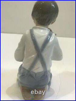 Lladro Forever Friends #1127 Boy with Puppy Dog