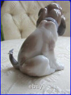 Lladro Gentle Surprise Dog with Butterfly #6210
