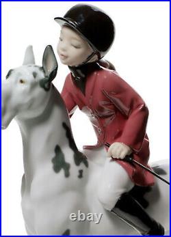 Lladro Giddy up Doggy Girl Figurine 0100 8523