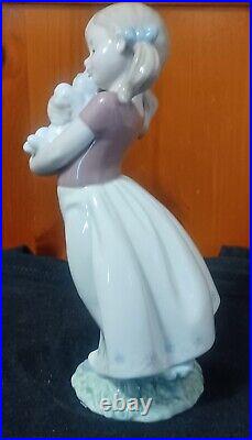 Lladro Girl My Sweet Little Puppy #8531 NEW In Box NIB Girl In Dress Cute Dog