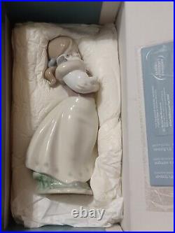 Lladro Girl My Sweet Little Puppy #8531 NEW In Box NIB Girl In Dress Cute Dog