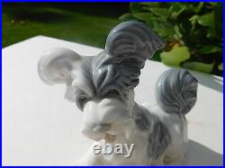 Lladro Glazed Skye Terrier Dog Figurine Retired # 4643 Mint