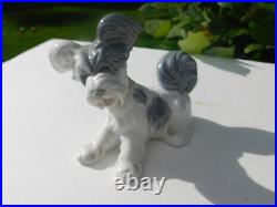 Lladro Glazed Skye Terrier Dog Figurine Retired # 4643 Mint