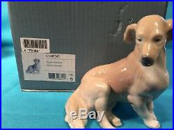 Lladro Golden Retriever dog statue figure 8345 Dasia 2007 Spain Org $245 EX JM17