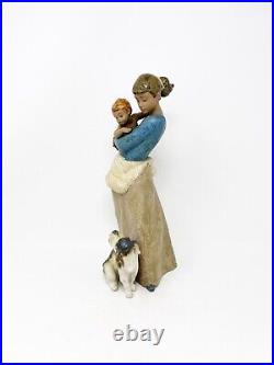 Lladro Gres Figurine 2187 Jealous Friend Retired 1995 Vintage Made In Spain