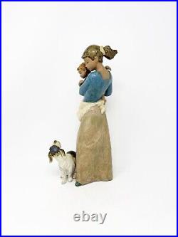 Lladro Gres Figurine 2187 Jealous Friend Retired 1995 Vintage Made In Spain