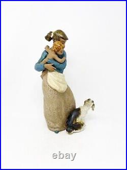 Lladro Gres Figurine 2187 Jealous Friend Retired 1995 Vintage Made In Spain