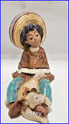 Lladro Gres Figurine Paco #2166 Daisa 1988 RETIRED RARE & HTF