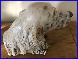 Lladro Gres Setters Head. 12045. Rare piece. Large