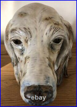 Lladro Gres Setters Head. 12045. Rare piece. Large