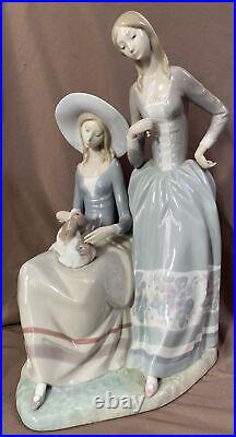 Lladro Harmony Group # 4804 19.5 Girls with dog