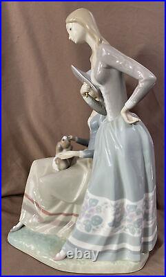 Lladro Harmony Group # 4804 19.5 Girls with dog