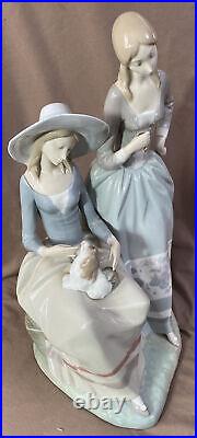 Lladro Harmony Group # 4804 19.5 Girls with dog