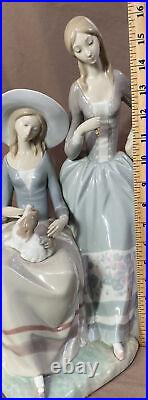 Lladro Harmony Group # 4804 19.5 Girls with dog