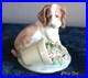 Lladro It Wasn't Me! 07672 Spaniel Puppy Dog Flowers Figurine with Box