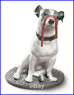 Lladro Jack Russel with Licorice Dog Figurine