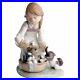 Lladro Joy In a Basket #5595 Girl With Puppies Glossy Figurine