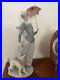 Lladro Lady With Shawl & Dog 1974 Retired 1998 H-17 #4914 Fulgencio Garcia