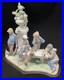Lladro Large figurine Puppy Dog Tails #5539. RARE