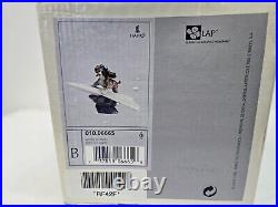 Lladro Let's Fly Away Dog on Airplane #6665 with Original Box and Papers