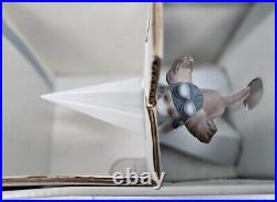 Lladro Let's Fly Away Dog on Airplane #6665 with Original Box and Papers