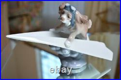 Lladro Lets Fly Away Dog Figurine