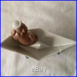 Lladro Little Stowaway Sailor Dog in Paper Boat Porcelaine Figurine #6642