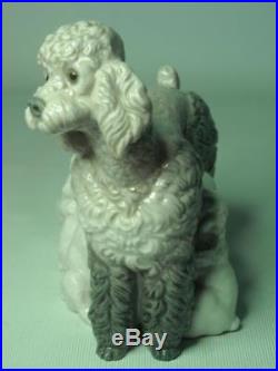 Lladro MOTHER WITH PUPS Figurine 1257 Poodle Dog Puppies Poodles