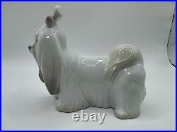 Lladro Maltese Small Dog Elegant Graceful Formal Luxury Spain Figurine Japan