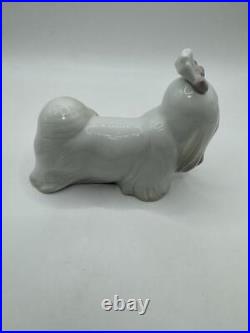 Lladro Maltese Small Dog Elegant Graceful Formal Luxury Spain Figurine Japan