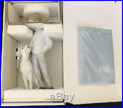 Lladro Mint #6902 My Loyal Friend Boy With Dog Spain 10 Figurine J113