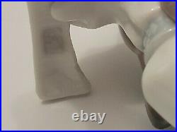 Lladro Morning Delivery Basset Hound Dog with Newspaper Figurine