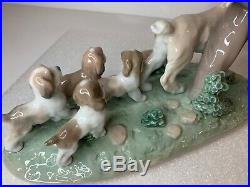 Lladro My Little Explorers Boy with Dogs Gloss Finish Figurine 6828