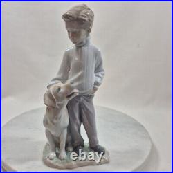 Lladro My Loyal Friend Boy with Labrador Dog Figurine #6902 No Box