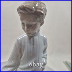 Lladro My Loyal Friend Boy with Labrador Dog Figurine #6902 No Box