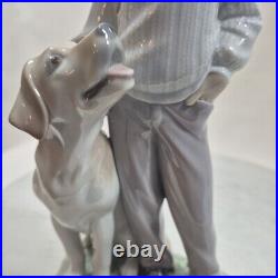 Lladro My Loyal Friend Boy with Labrador Dog Figurine #6902 No Box