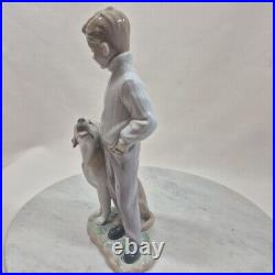 Lladro My Loyal Friend Boy with Labrador Dog Figurine #6902 No Box