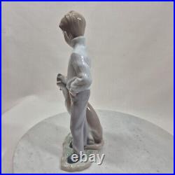 Lladro My Loyal Friend Boy with Labrador Dog Figurine #6902 No Box