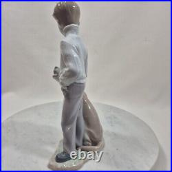 Lladro My Loyal Friend Boy with Labrador Dog Figurine #6902 No Box