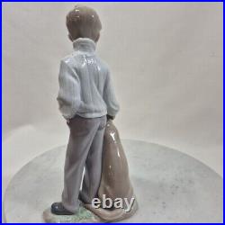 Lladro My Loyal Friend Boy with Labrador Dog Figurine #6902 No Box