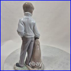 Lladro My Loyal Friend Boy with Labrador Dog Figurine #6902 No Box