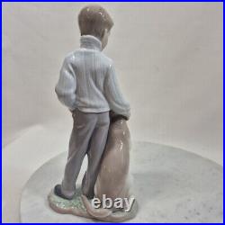 Lladro My Loyal Friend Boy with Labrador Dog Figurine #6902 No Box