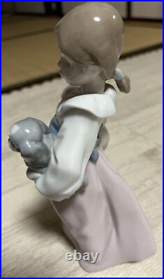 Lladro My Puppies Girl Dog Figurine