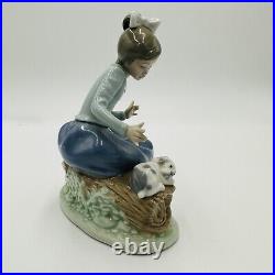 Lladro Nao Figurine Stories to Lulu 01091 Hand Painted Spain Porcelain Sculpture