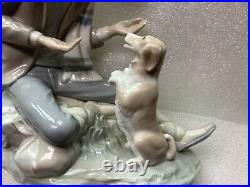 Lladro Nao LESSON FOR THE DOG #140 Porcelain Figurine From 1974