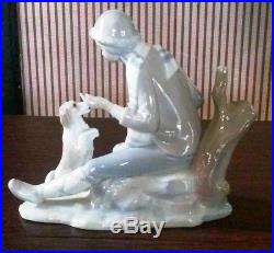Lladro Nao Lesson For The Dog Mint