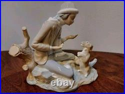 Lladro Nao Lesson For the Dog #140 Figurine New