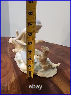 Lladro Nao Lesson For the Dog #140 Figurine New