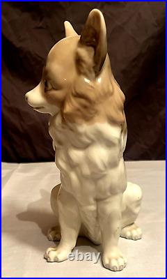 Lladro Nao Long Haired Chihuahua Papillon Retired