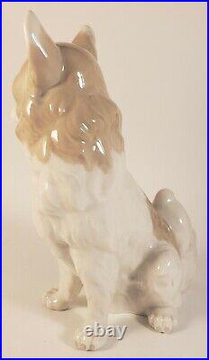 Lladro Nao Papillon 8 1/2 Dog Figurine